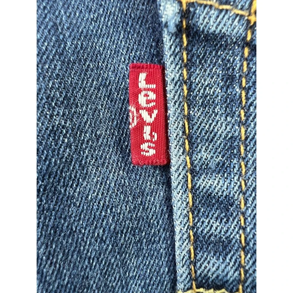 Levis 511 Jeans Mens 28x30 Blue Slim Straight Stretch Denim Medium Wash Pants